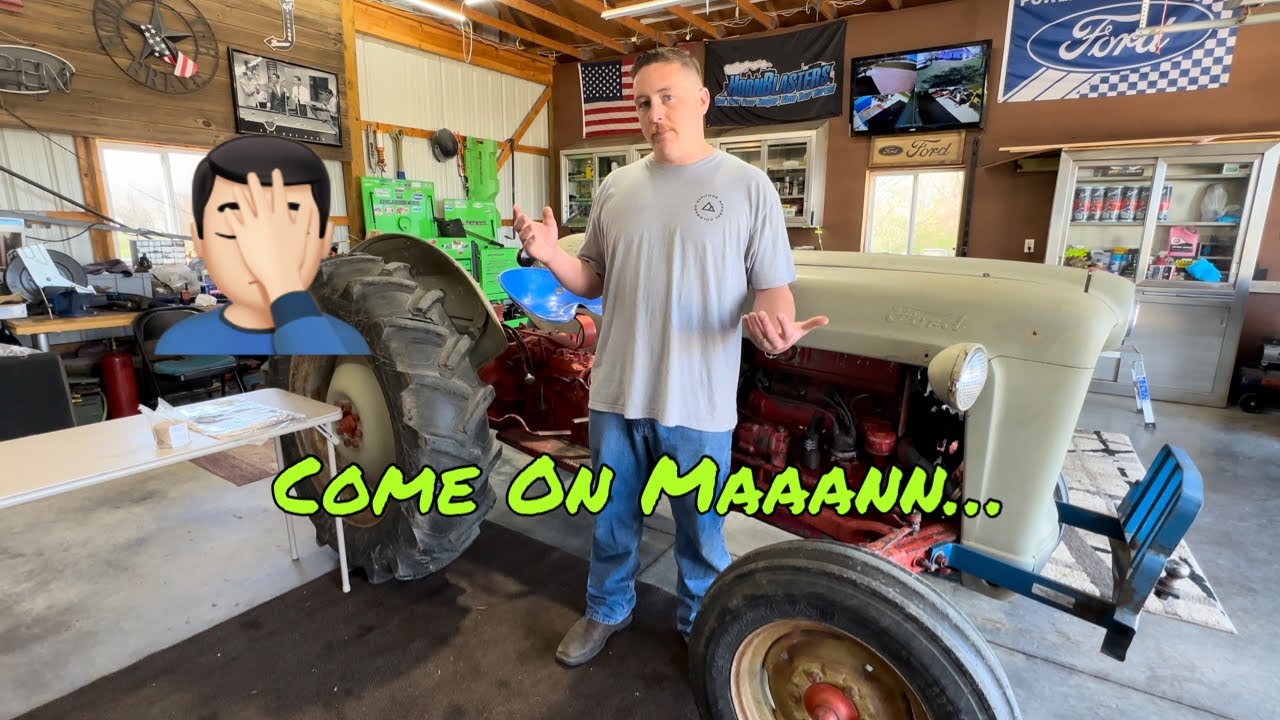 🤦🏻‍♂️1953 Ford Golden Jubilee Hydraulic Repair Part 1 #hydraulic #ford #jubilee