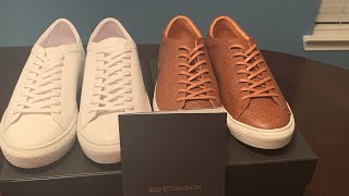 Beckett Simonon Reid Sneakers full grain leather and pebbled leather unboxing