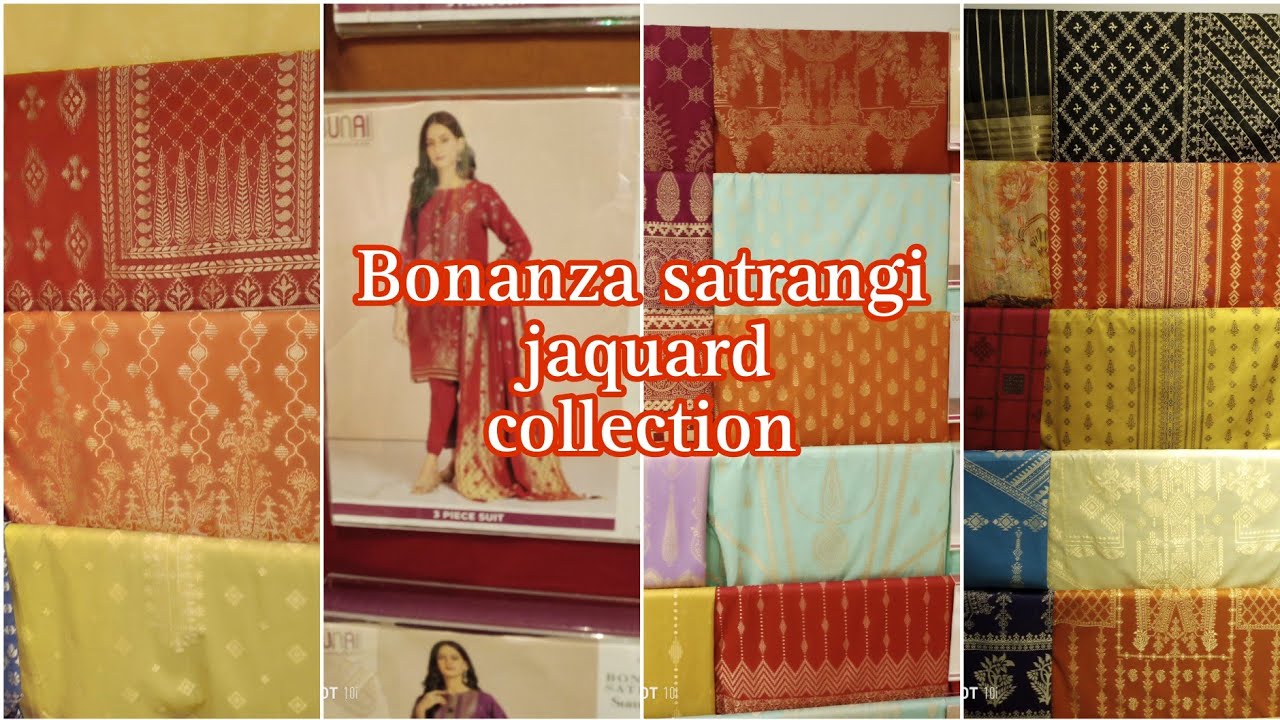 Bonanza satrangi sale on jacquard collection//bonanza satrangi new