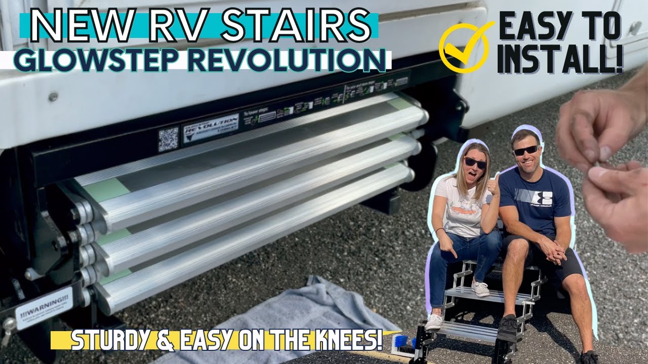 How to adjust a Torklift GlowStep Revolution RV step - so easy