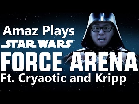 Amaz Plays Star Wars Force Arena ft. Cryaotic and Kripp (Sponsored Promotion) - Amaz Plays Star Wars Force Arena ft. Cryaotic and Kripp (Sponsored Promotion)