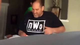 silly String Prank On Dad