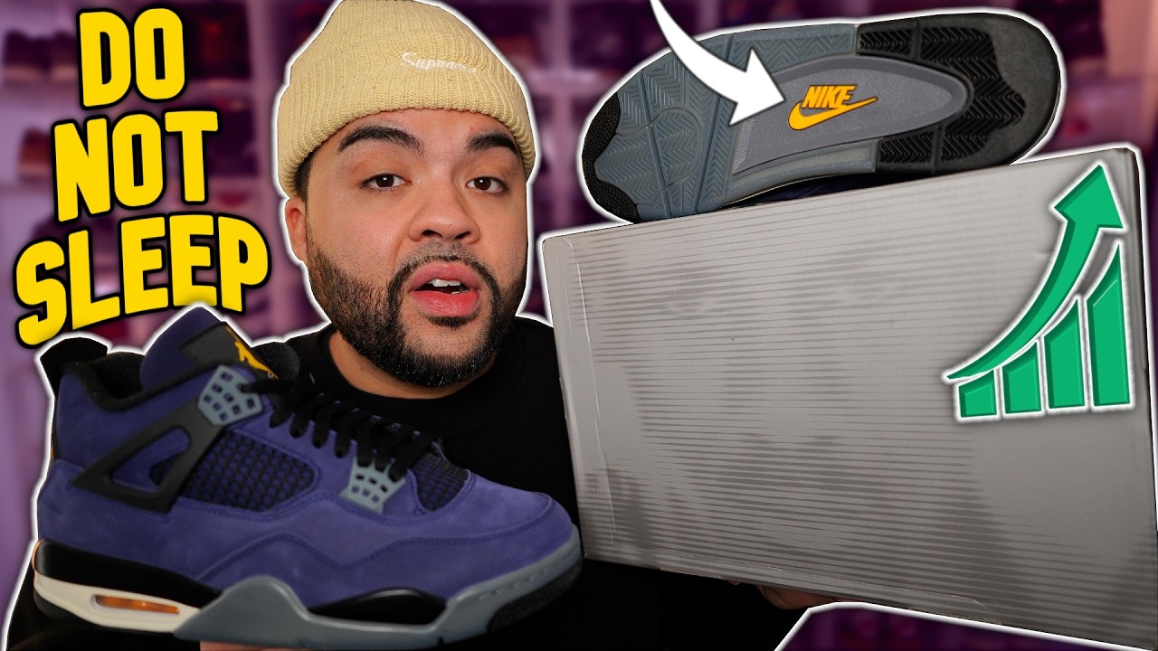 Не упустите возможность взглянуть на эти кроссовки Jordan 4 Lakers!