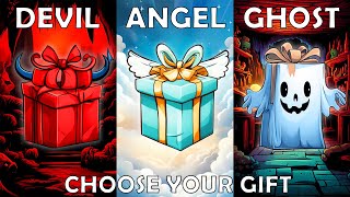 Choose your gift 🎁👻👿👼 ||| 3 gift box challenge | DEVIL, ANGEL & GHOST #chooseyourgift