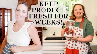 Keep Your Produce Fresh for Weeks! And Other Money-Saving Grocery Hacks | Amy of The Cross Legacy