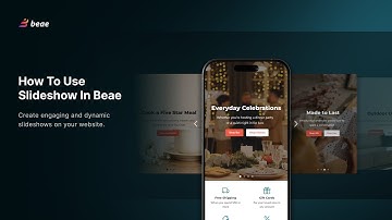 How To Use Slideshow In Beae