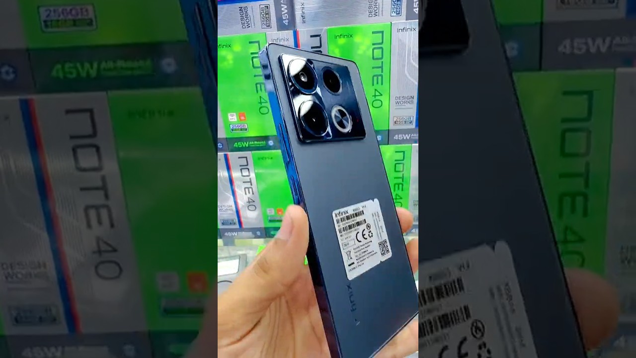 ইনফিনিক্স নোট ৪০ ২৫৬ জিবি ব্ল্যাক