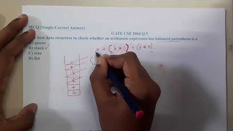 GATE CSE 2004 Q 5 || Stacks and Queues || Data Structure || GATE Insights Version: CSE