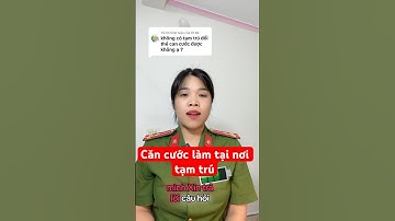 Căn cước làm tại nơi tạm trú #hoangtham #vneid #cc #dichvucong