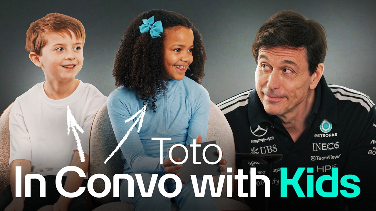 Toto Wolff like you've never seen him before! 🤣 | In Convo With Kids