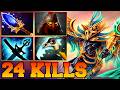 Ultra Kills + 24 Kills Skywrath Mage Carry !! Skywrath Mage Dota 2 Guide Mid Lane Pro Gameplay 7.41