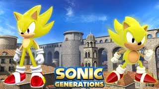 Sonic Generations [2011] (PC) [4K] - Rooftop Run Act 1 + 2 (Full Super Sonic)
