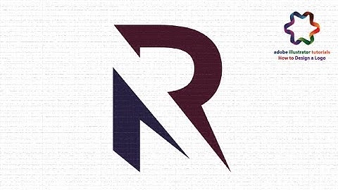 Adobe illustrator CS6 - How to Custom Letter R Logo Design - illustratpr logo design tutorial