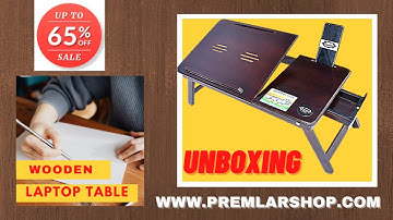 Unboxing & Review of POPULAR Adjustable & Folding Wooden Table (GeniusL500W)