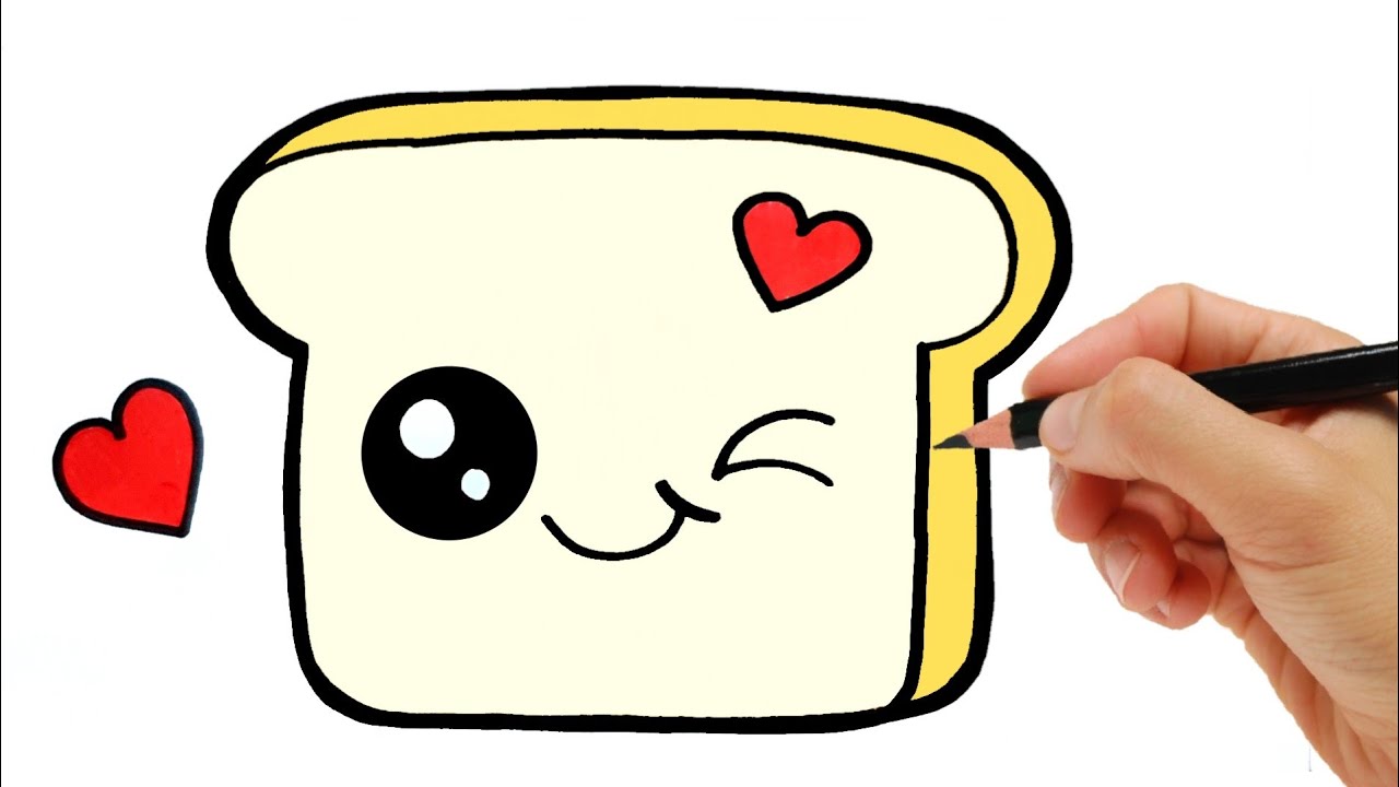 How To Draw A Bread Kawaii Draw Cute Things Youtube Each page is a mini drawing lesson broken down into easy to follow step by step instructions so that any beginner artist. how to draw a bread kawaii draw cute things