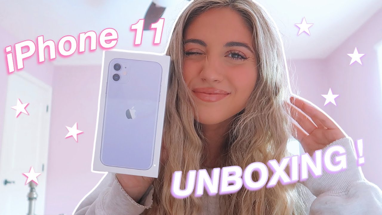 LAVENDER iPhone 11 UNBOXING!! 2020 + first impressions | daily