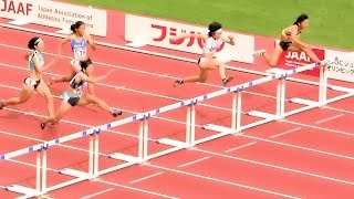 2016ジュニア陸上女子 100mH 予選2組 20161021