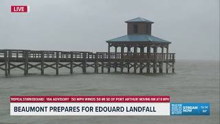 Sabine Pass area braces for Edouards Texas landfall