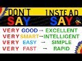 110 Ways to Stop Saying "Very" In English ||| Better ENGLISH Vocabulary ||| English