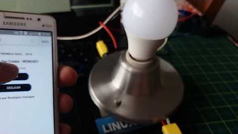 Lâmpada Iot com ESP8266 e Web Server - Eletrônica Fácil