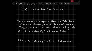3. Probability - Independence and the Multiplication Rule
