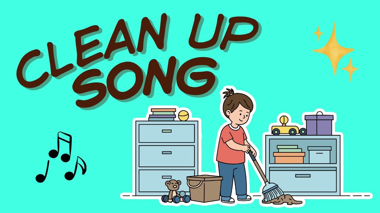 Clean Up Song for Kids Fun Classroom Cleanup Music - YouTube