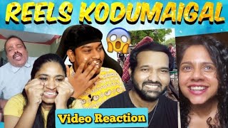Reels Kodumaigal | Moj & Instagram Reels Troll Video Reaction😁😱🤣| Empty Hand | Tamil Couple Reaction