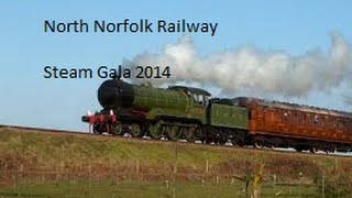 North Norfolk Railway steam gala 2014