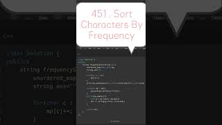 451. Sort Characters By Frequency | HashMap + Max Heap | TC: O(n log k) | SC: O(n)