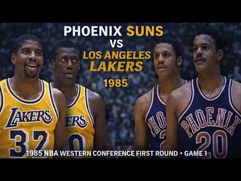 Lakers EXPLODE for 45 in Q1 🔥 Magic 19 AST | 1985 Playoffs Game 1 Full Game Highlights
