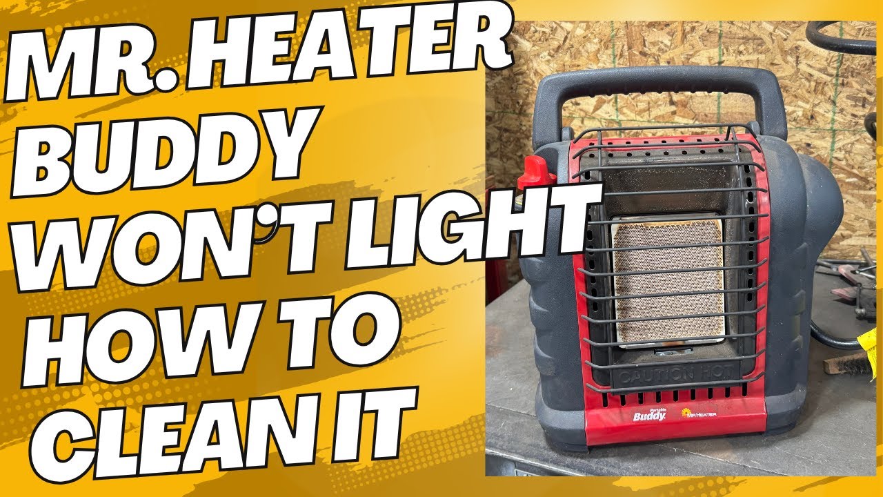 Обогреватель Mr Heater Buddy не зажигается/не горит постоянно. Как его очистить для оптимальной р...