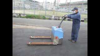 【引取限定】愛知車輪　PV-040　バッテリーリフト　動作OK【小倉南区葛原東】 自動フォークリフト「AutoFork」プレイバック機能を大幅アップデート