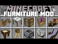 Minecraft OUTSIDE FURNITURE MOD / PLACE YOUR OWN FURNITURE AND WATCH IT MOVE!! Minecraft