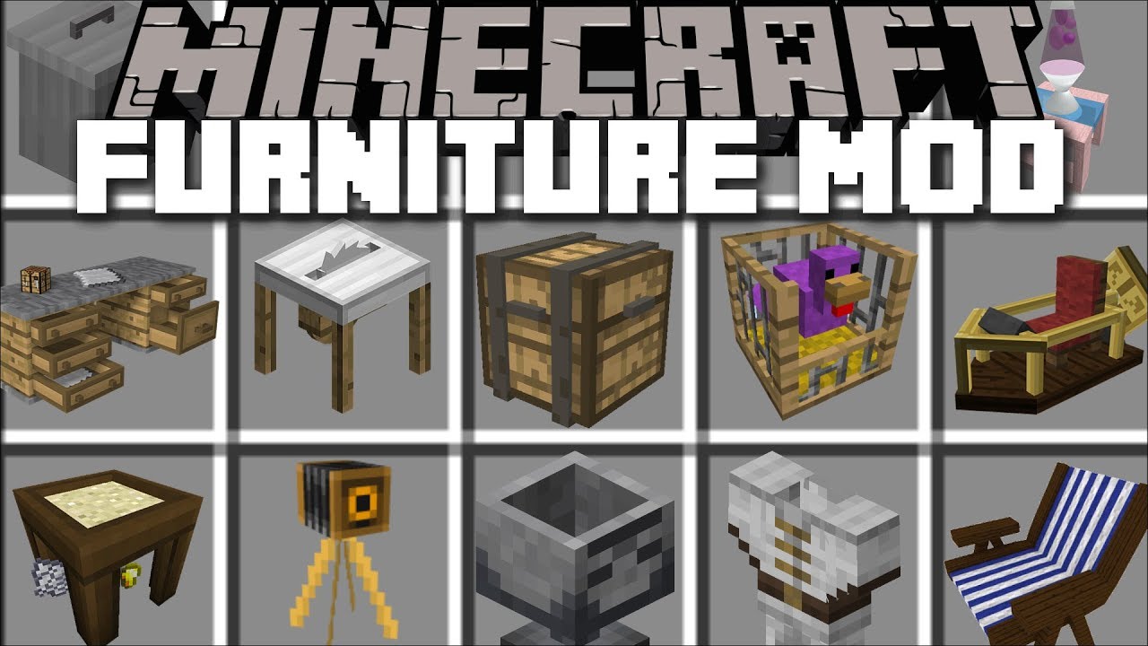 Minecraft Outside Furniture Mod Place Your Own Furniture And