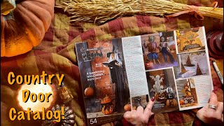 ASMR Country Door Catalog Fall 2022!  (No talking) Page turning, pointing, browsing. Fall decor!