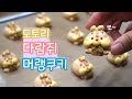 다람쥐캐릭터 머랭쿠키 만들기🌰 How to make cute meringue cookie