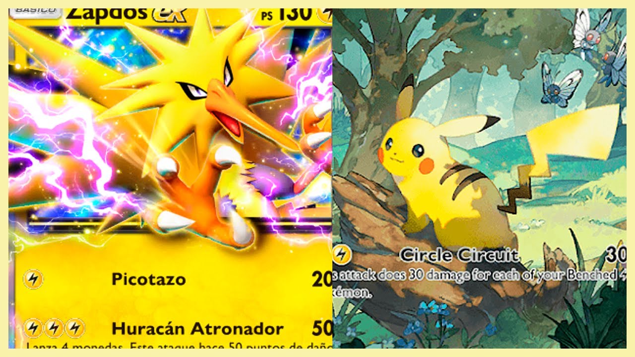 MAZO PIKACHU EX (EL OTRO MEJOR MAZO DEL META) - Pokémon TCGP - YouTube