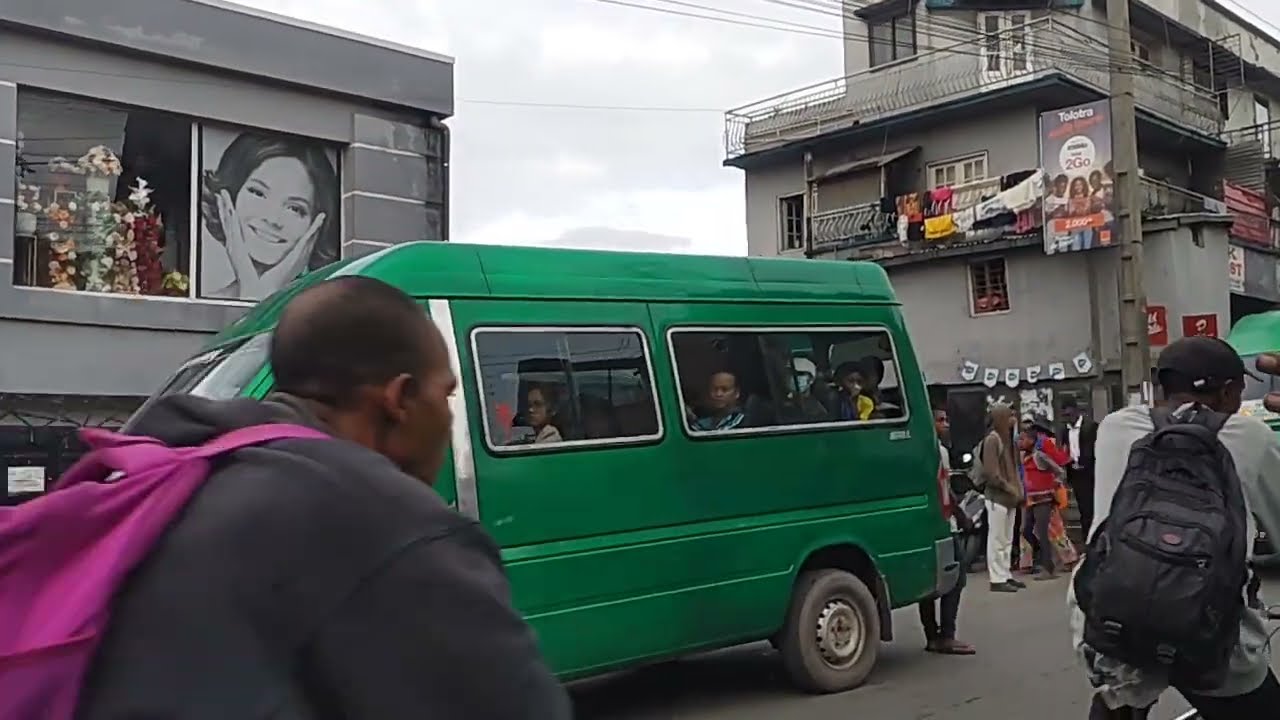 Ankazomanga by Andraharo Ambohimanarina Ambohimanandray to Anosisoa - Street Antananarivo Madagascar