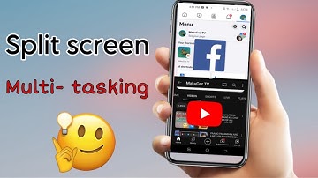 HOW TO ENABLE SPLIT SCREEN ON YOUR PHONE| MULTI TASKING APPS