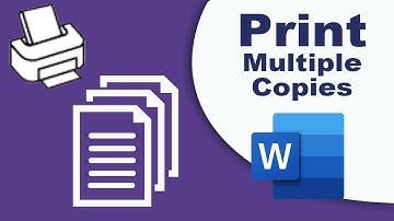 how to print multiple copies on one page in Microsoft word