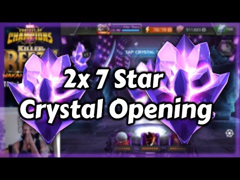OMG The Luck Continues: 2x 7 Star Crystal Opening #BeezyBlessings l Marvel Contest Of Champions