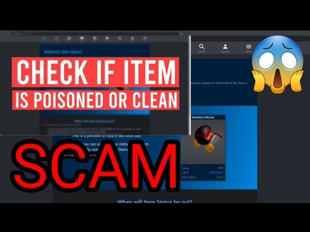 How TO CHECK IF A ROBLOX ITEM IS POISONED USING ROLIMONS *THE REAL WAY*