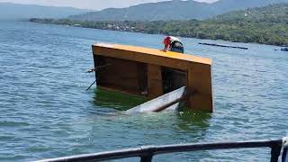How to right a capsized OZ Goose.  #taallakeyachtclub #ozgoose 