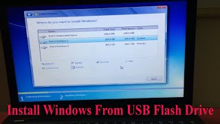 How to install windows 7/8/8.1/10 from USB bootable in Laptop | PC