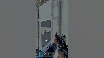 WORLD STARRING a kid in rust gun game #shorts