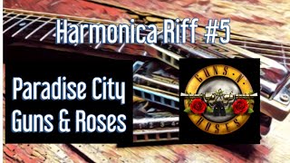 Harmonica Riff 5 13 paradise City Guns U0026 Roses  Harmonica Tab