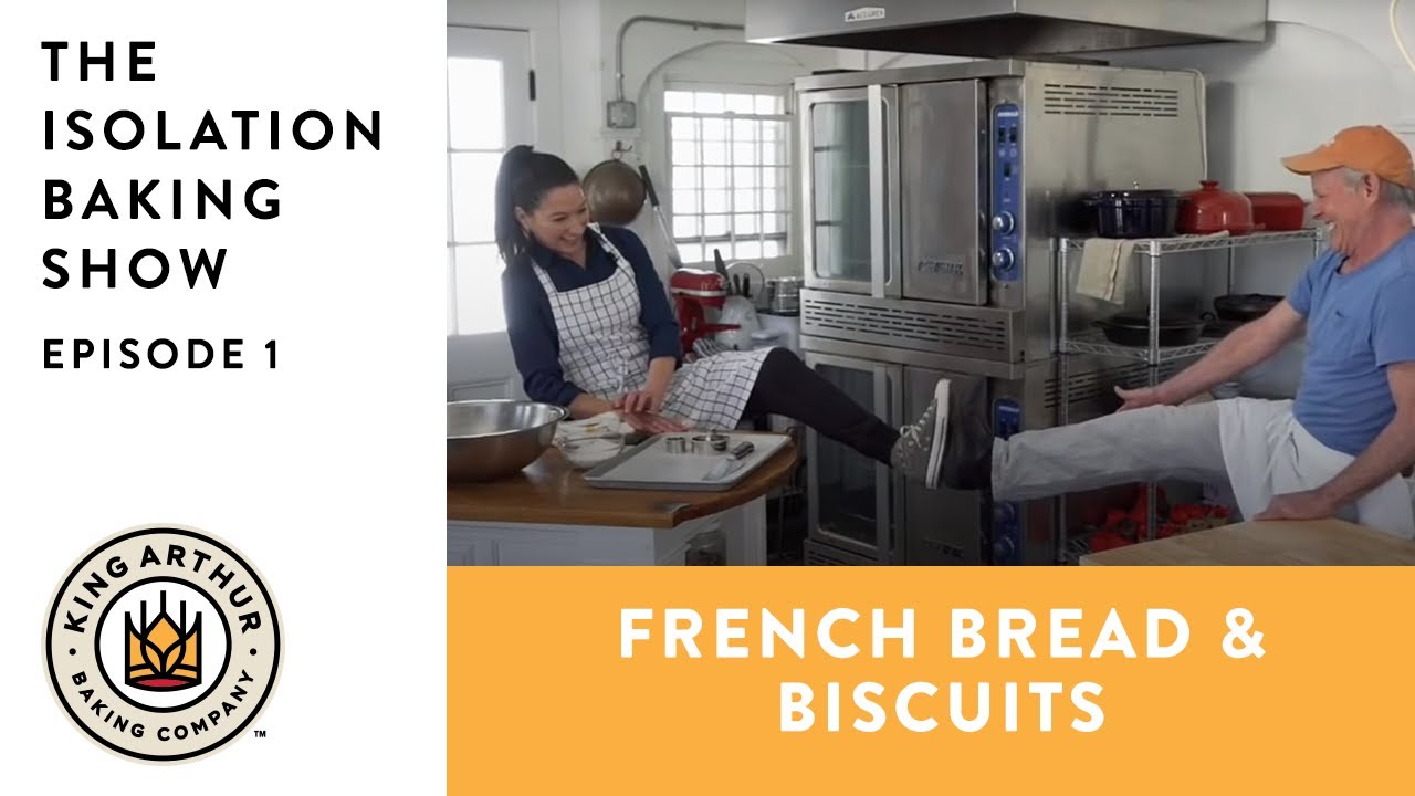 French Bread & Biscuits - The Isolation Baking Show with Gesine & Jeffrey - Episode 1, on YouTube