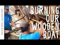 Building a wooden boat with FIRE! — Sailing Yabá #20