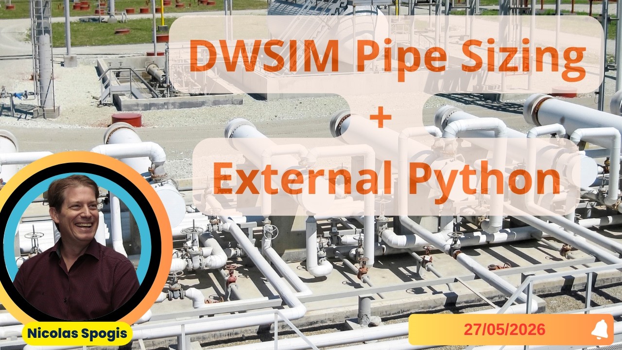 DWSIM Pipe Sizing + External Python - 10/06/2026 - YouTube