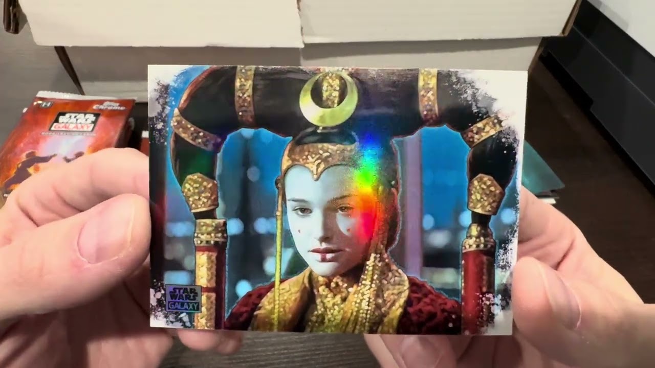 Распаковка второй коробки Topps Chrome Star Wars Galaxy 2025 года! Еще одна ОТЛИЧНАЯ коробка!